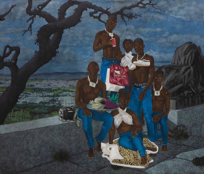 Today, we're delighted to introduce you to the incredible talent of Cinga Samson, a true master of portraiture.
Embracing Cultural Identity: Cinga's art beautifully captures the essence of African cultural identity and heritage. Each portrait is a w